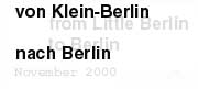 Von Kleinberlin nach Berlin